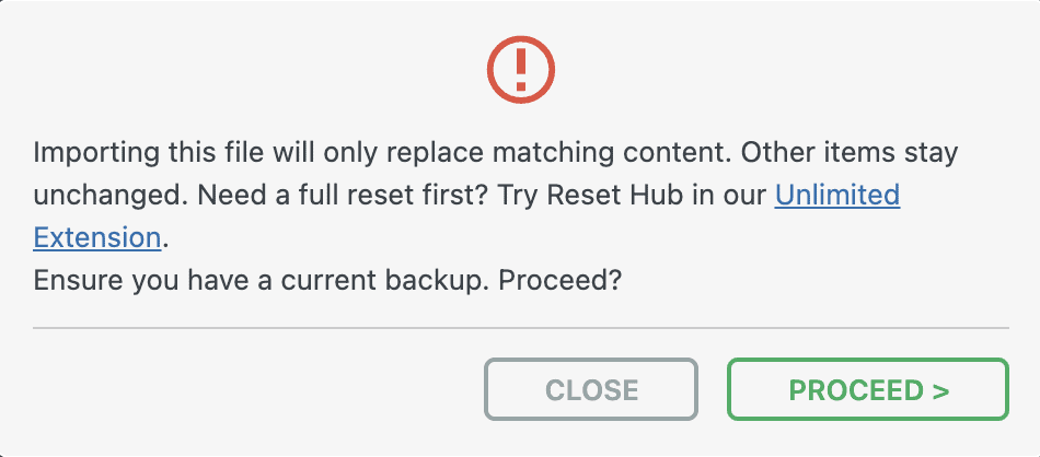 Proceed to migrate site